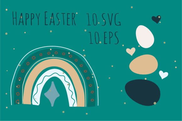 Backgrounds with Rainbow Happy Easter: A Versatile Asset for Spring