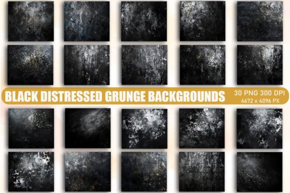 Black Distressed Grunge Backgrounds: Your Secret Weapon for Authentic Design