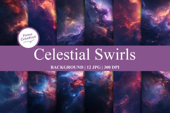 Celestial Swirls: Crafting Cosmic Visual Stories