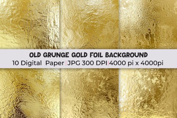 Elevate Your Visuals: The Power of Old Grunge Gold Foil Backgrounds