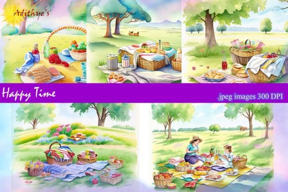 Happy Time Backgrounds: Design Assets for Every Project