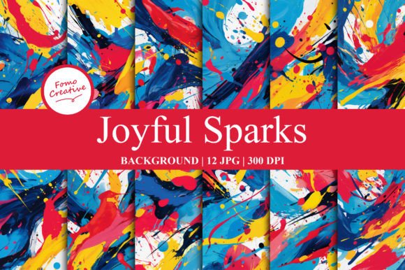 Infuse Your Designs with Joyful Sparks Backgrounds