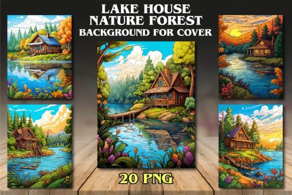 Lake House Nature Forest Backgrounds: Your Toolkit for Authentic Branding