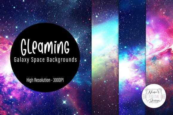 Stellar Visuals: Mastering Gleaming Galaxy Space Backgrounds