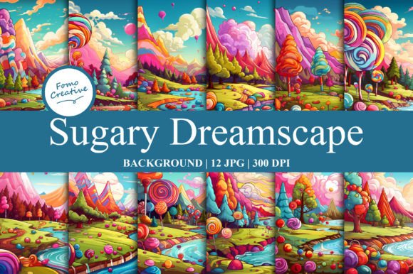 Sweeten Your Projects with Sugary Dreamscape Backgrounds