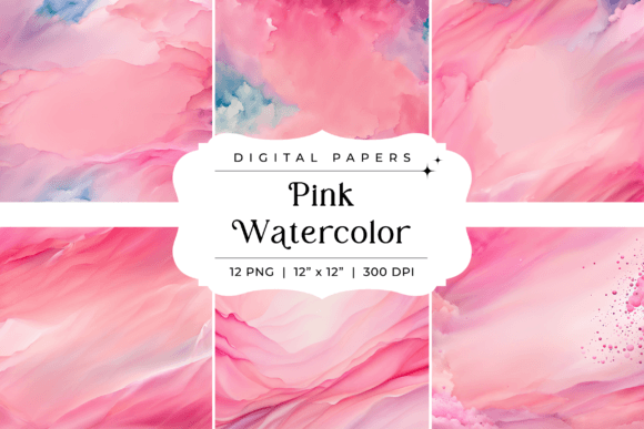 The Artistic Appeal of Pink Watercolor Backgrounds for Creative Projects