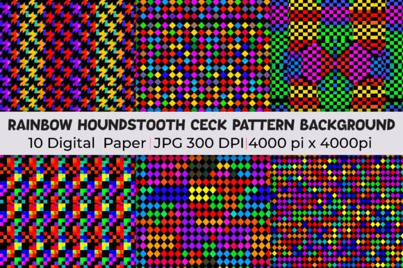 Transforming Projects with Rainbow Houndstooth Ceck Backgrounds