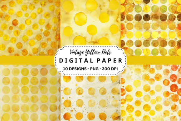Why Vintage Yellow Dots Backgrounds Work for Modern Design